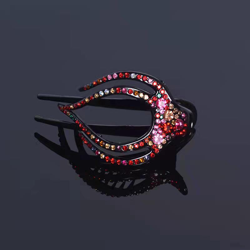 Strass Schnabelspange Klaue: Hochsteckfrisur Fixierer Haarklammer & Haarnadel Kopfschmuck