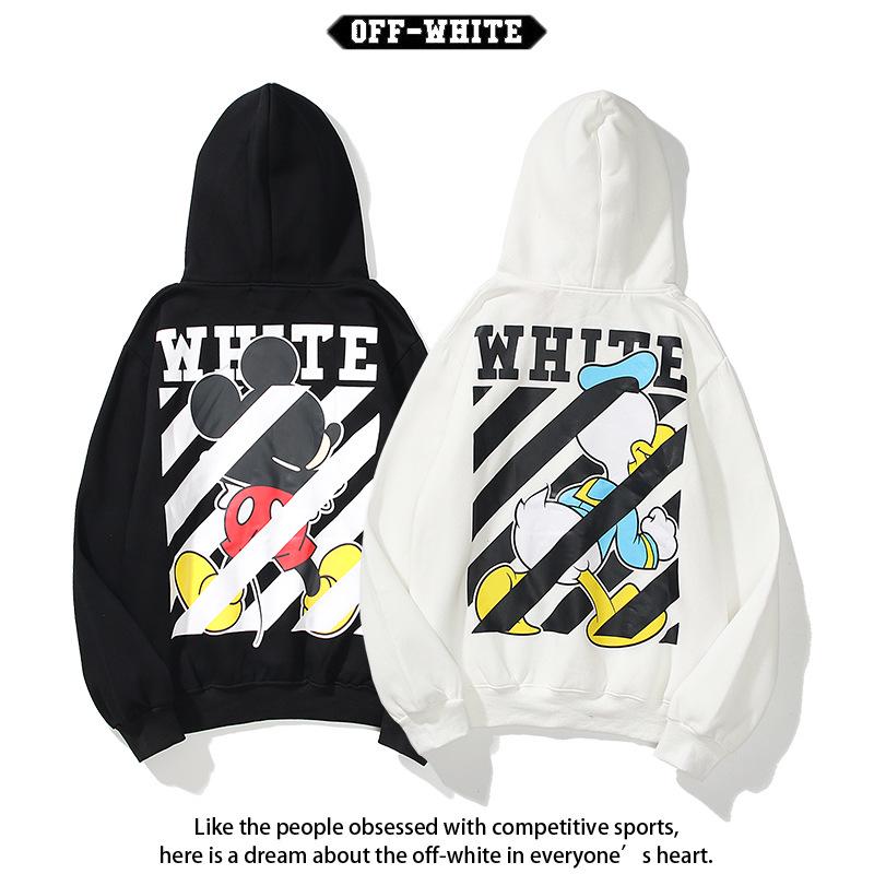 Daisy Donald Duck Collab Hoodie: Warnband & Pfeil für schmelzendes Eis