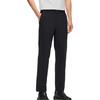 Anta Comfortable Simple Versatile Solid Color Straight Leg Zipper Mid Rise Sports Pants Men Bottoms Basic-Black 152530503-1