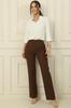 Side Pocket Pleated Front Palazzo Trousers