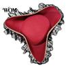 Accessorio Costume da Capitano Cappello Pirata di Halloween, Accessorio, con Pizzo Bordo Borgogna Cappello Retrò e Decorazione Piumata, Leggero Stile Vintage Berretto da Bucaniere