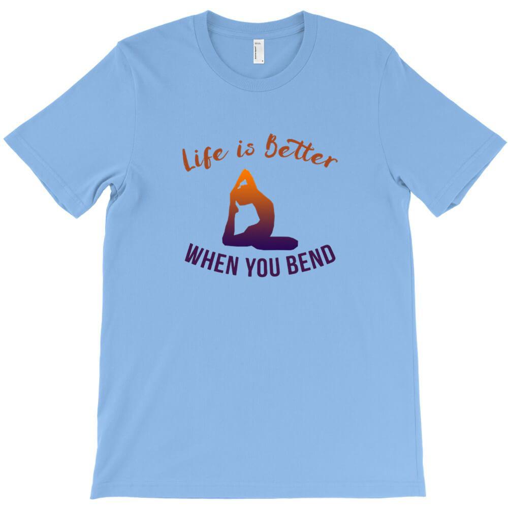 Life Is Better When You Bend T Shirt Designer Guitar O Neck For Mens Cool 4XL