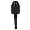 Drill Chuck Adapter 0.6 8mm Clamping 1 4 Inch Hex Shank 3 Jaw Drill Chuck Conversion Tool for Power Tools