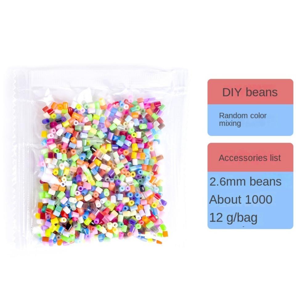 1000 pcs/Bag Rainbow Color Pixel Puzzle Beads Hama Beads Beads Diy Educational Toys  Handmade Gift