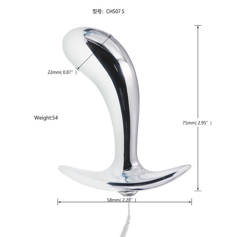 Electric Shock Butt Plug Thumb Sexy Back Court Male and Female Masturbation Tool Adult Toy Chrysanthemum Climax Single Pole
