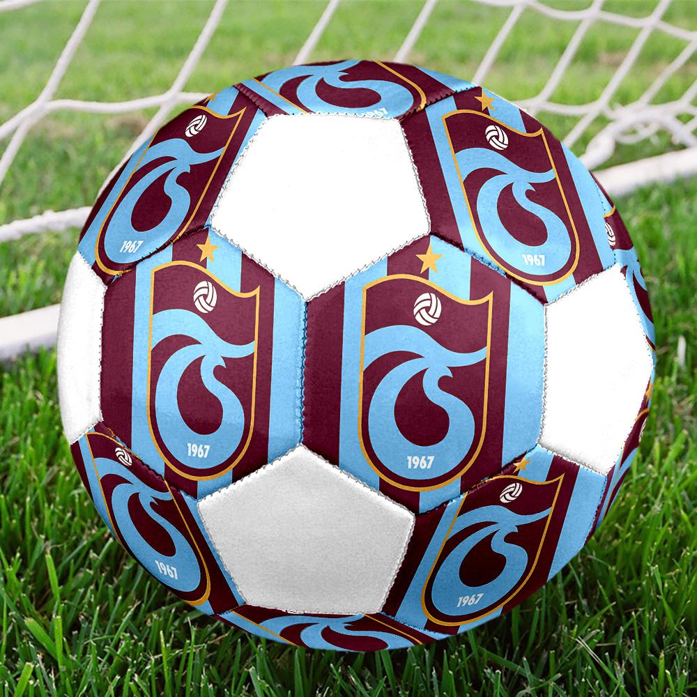 1 Stück Trabzonspor Club Größe 5 Fußball PrahaHallenfußball Ball Bunt Alle Altersgruppen Maschinengenäht PVC Wettkampfbereit Langlebig Hoher Rückprall