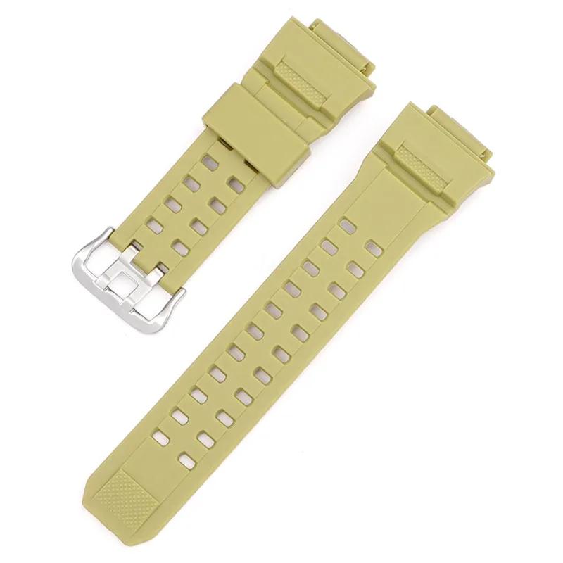 Resin Silicone Strap for Casio G-SHOCK RANGEMAN GW-9400 GW-9300 Men Camouflage Rubber Sport Waterproof Band Watch Accessories