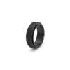 Rotatable Triquetra Knot Titanium Steel Ring Viking Jewelry Norse Symbol Adjustable Band