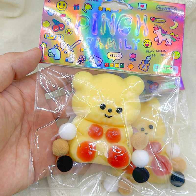 Super Soft Mud Feeling Plush Cat Claws Pinch Music Decompression Toy High Value Silicone Pinch Music Decompression Artifact