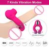 Cock Rings Vibrator Sucking Penis Sleeve Penis Ring Ejaculation Time Delay Couple Sex Toys for Men Clit Stimulation Cockring
