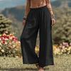 2026 Spring/Summer New Solid Color Loose Casual Wide-Leg Pants for Women, Breathable Long Pants
