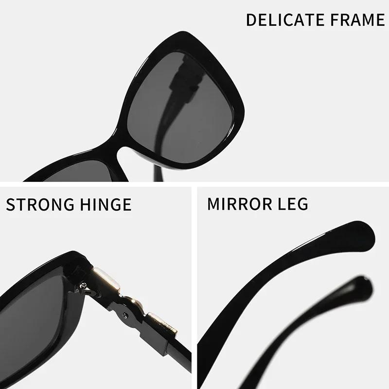 Klasik Kare Güneş Gözlüğü Kadın Erkek Minimalist Moda Kadın Erkek Retro Günlük