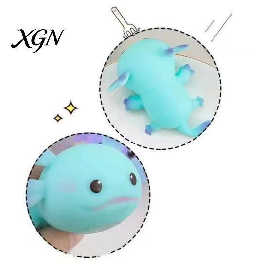 Salamander Decompression Toy Mini Stress Ball Soft Stretchy Cartoon Sensory Fidget Anxiety Relief Animal