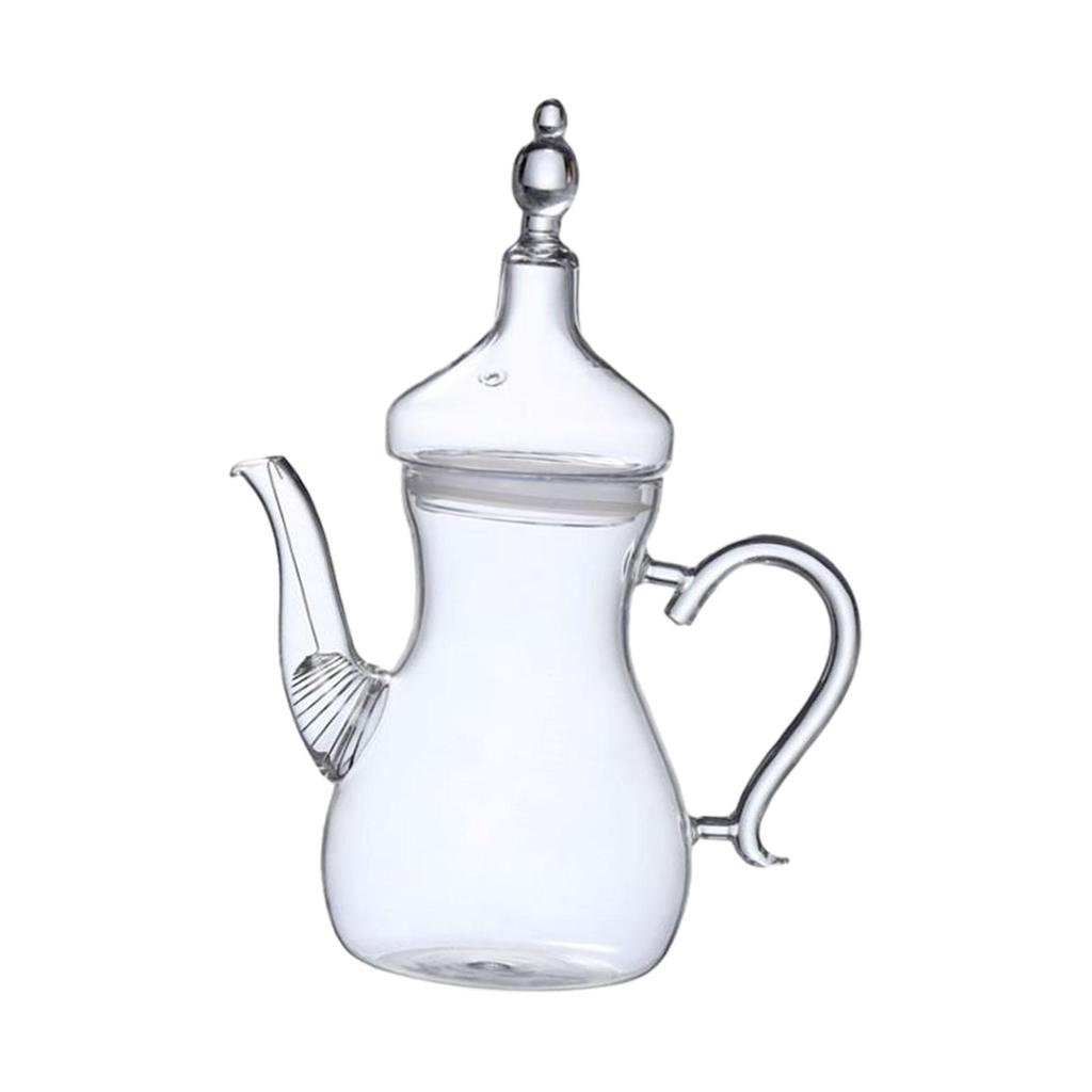 Glass Teapot High Borosilicate 1L Wedding Gift Arabian Style Serving Teapot