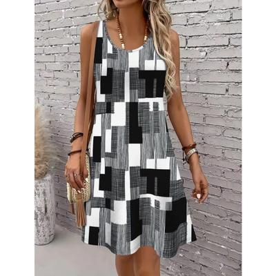 Nouvelle robe sans manches à la mode