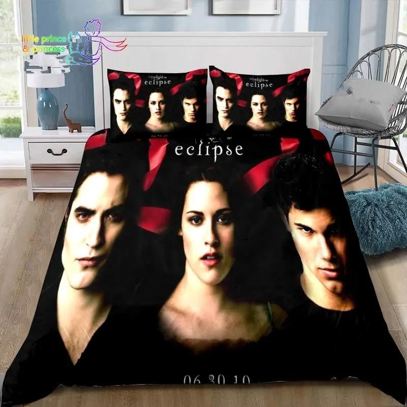 3D The Twilight Saga Hd Printed Comfortable Duvet Quilt Cover Pillowcase Bedding Set Children Bedroom Decoration Home Textile