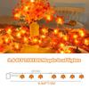 Christmas Decoration Artificial Maple Leaf Leaves LED Light String Lantern Garland Home Party DIY Halloween Decorations New Year