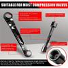 Plumbing Tools Angle Stop Wrench Kit, Angle-on Wrench Professional Plumber Wrench Tools for Installing  Angle Stop Removal Tools