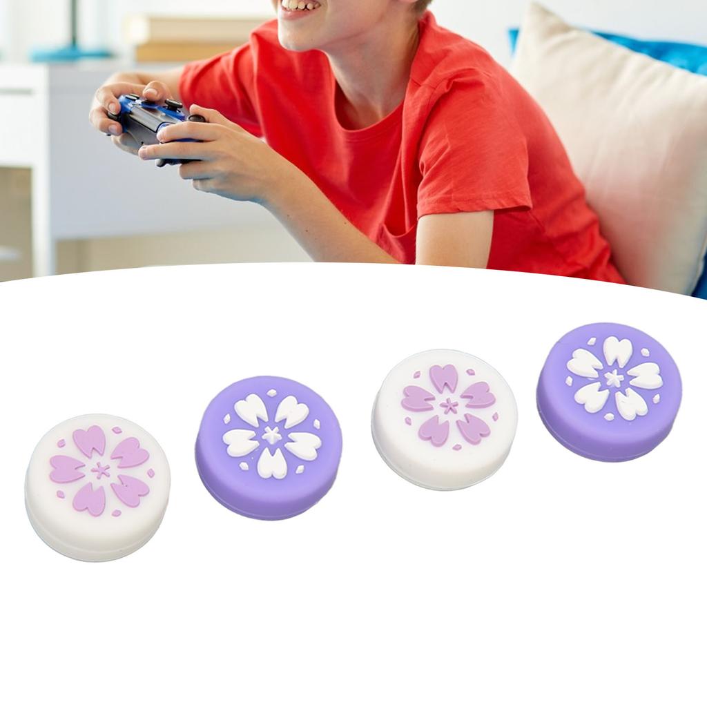 4Pcs Thumb Grip   for   Soft Silicone Prevent Slip Replacement Joystick   Thumb Stick   for   Lite