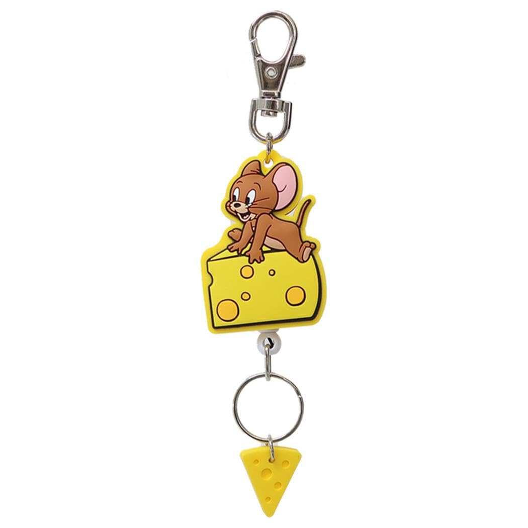 

SK Japan Tom and Jerry Rubber Reel Keychain Cheese Jerry