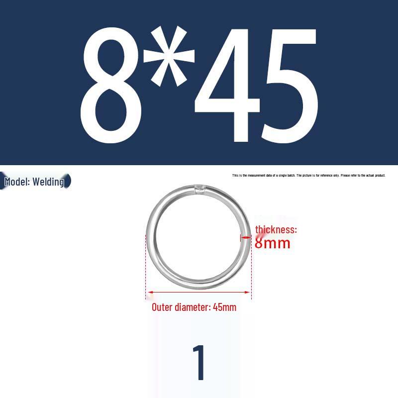 304 Stainless Steel Seamless O-Ring for Lifting and Hammock Yoga Connection