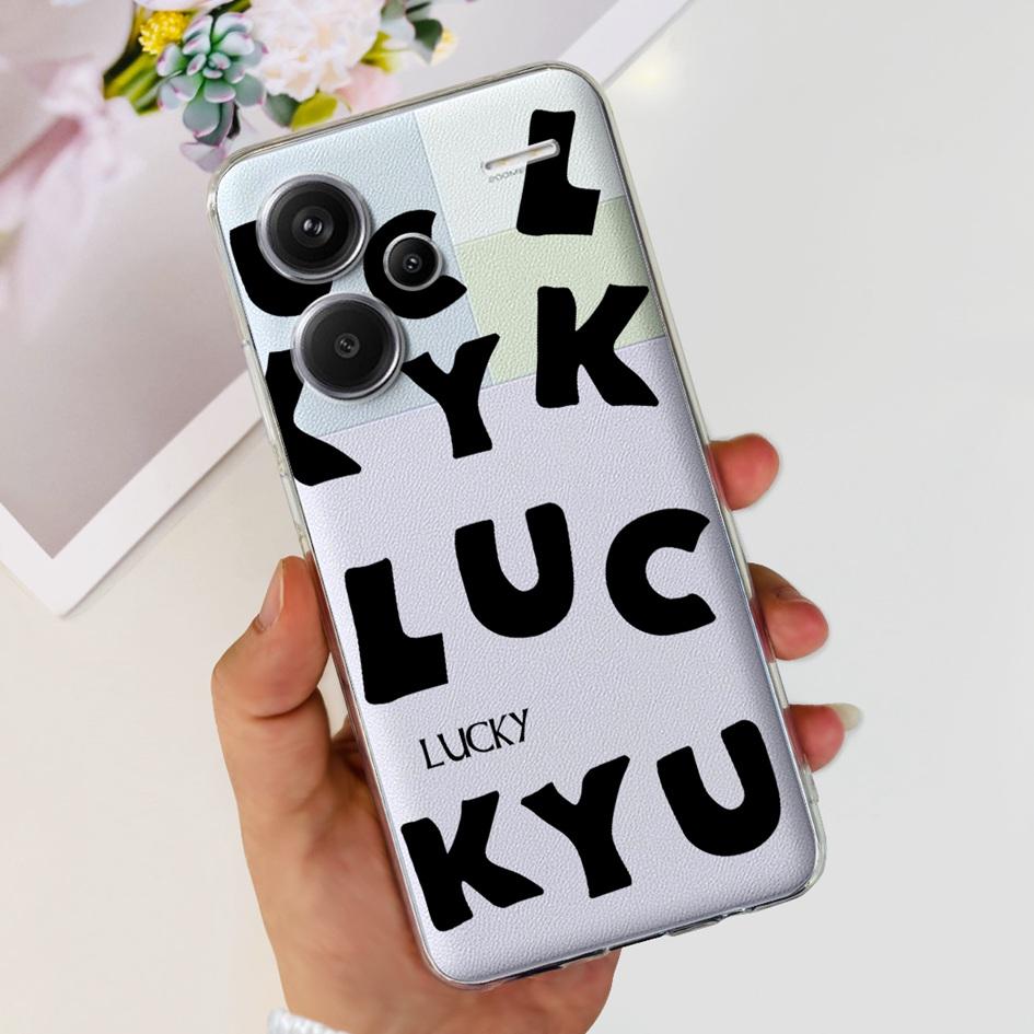 For Xiaomi Redmi Note 13 5G Case Luxury Marble Transparent Phone Cover For Redmi Note 13 Pro Plus Funda on Note 13 Pro 5G Bumper