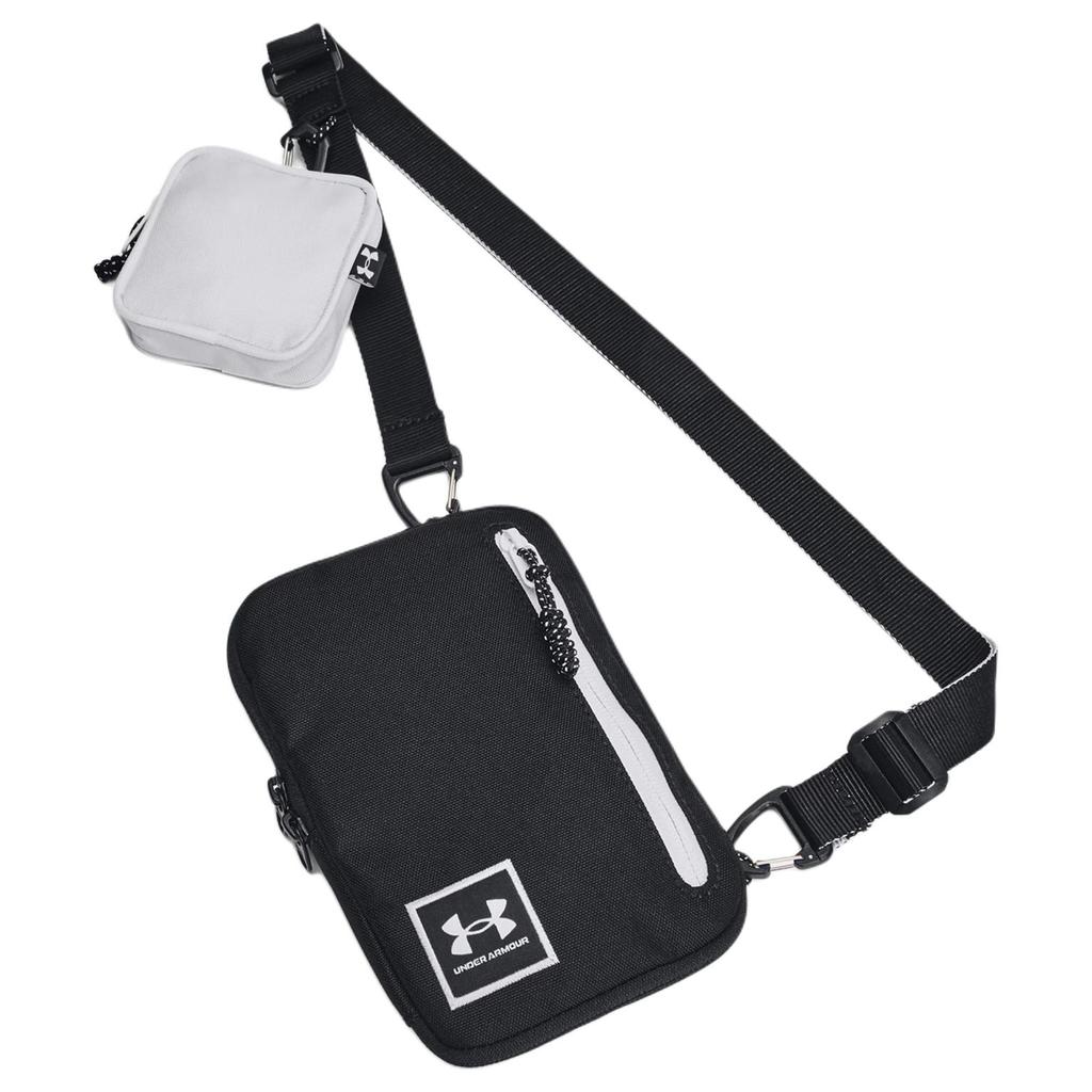 Neue Under Armour Polyester Umhängetasche Crossbody Bag Kleine Größe Unisex Schwarz 1376465-001
