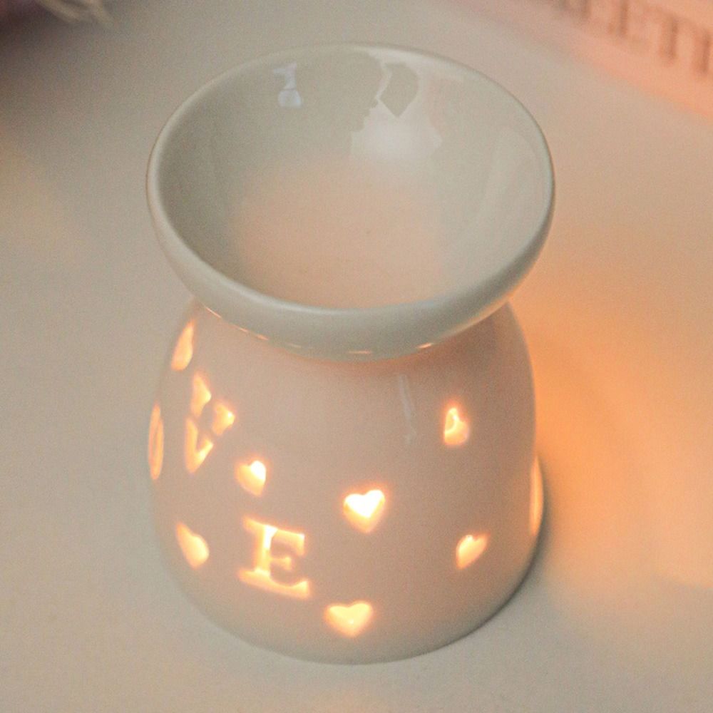 Quemador de Incienso Estrella Luna Diseño Hueco Creativo Quemador de Velas Aceite Esencial Cafetería