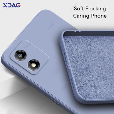 Funda para Teléfono Móvil para Motorola Moto E13 MotoE13 6.5" Global 360 Suave Lujo Cuadrada Silicona Líquida Cubierta Trasera Bolsa Armadura