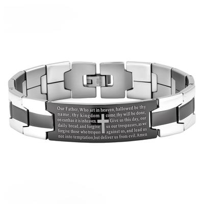 2025 Fashion Trend Personalized Men's Cross Jewelry Bracelet Gift