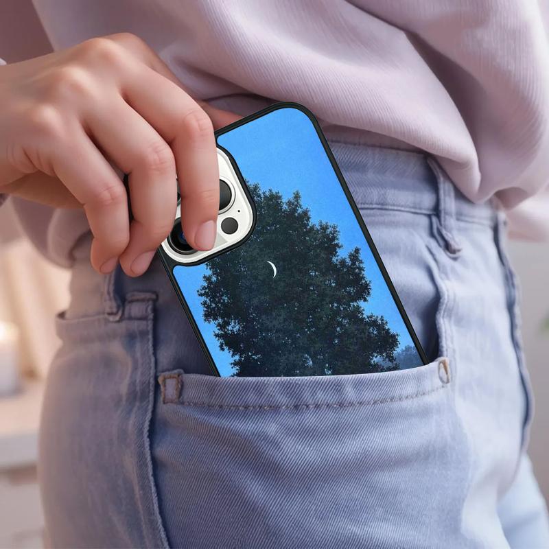 Rene Magritte Phone Case For iPhone 17 Air 15 16e 14 13 Pro Max Coque 12 11 Pro Max PLUS cover