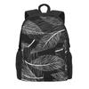 Tropical Palm Leaf Backpack Jungle Print Outdoor Backpacks Youth Fun School Bags High Quality Big Rucksack