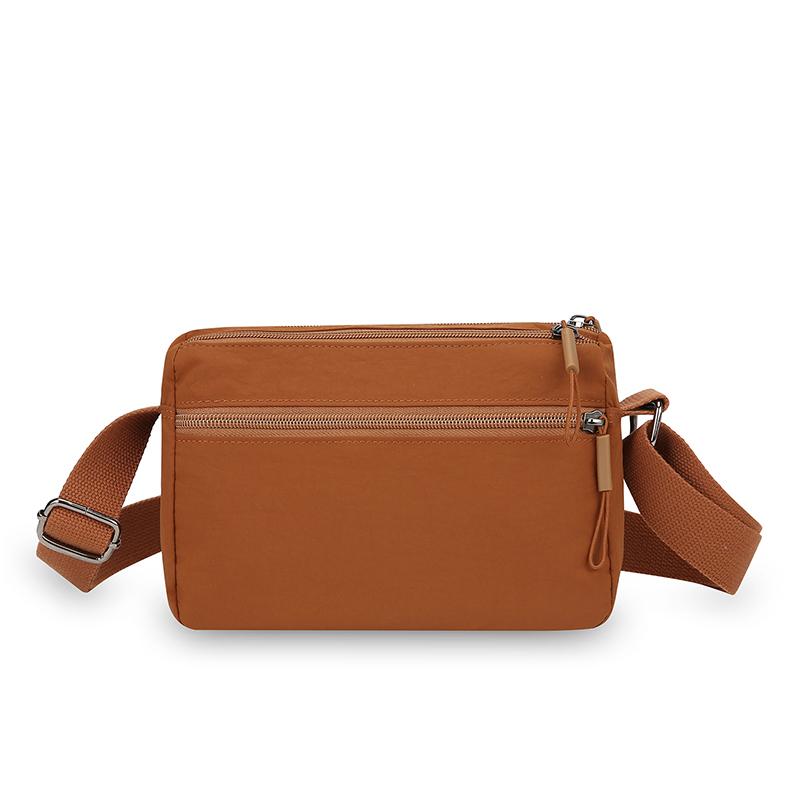 Nylon Small Square Bag Women's Shoulder Crossbody Bag Multi-Layer Mother Bag