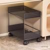 Under Desk Movable File and Storage Rack for Office Workstations