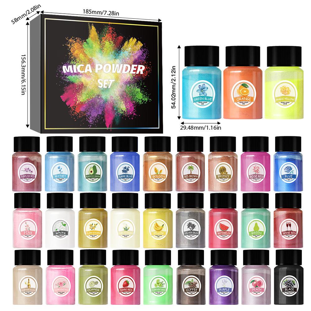 20ml Bottle Pearlescent Powder DIY Crystal Glue Slime Filling Mermaid Mica Powder