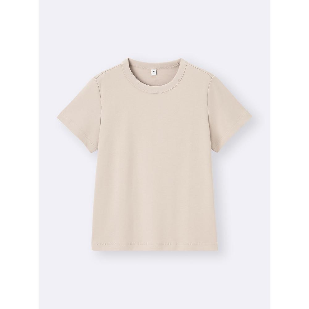 GU by Uniqlo Baumwoll Glattes Rundhals-T-Shirt