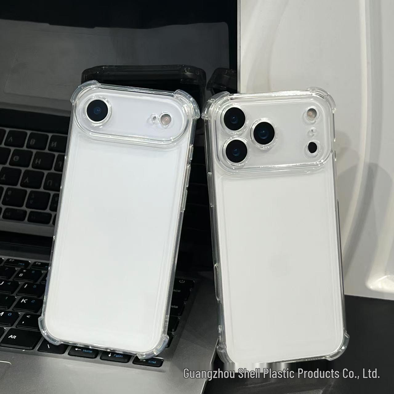 

Compatible Clear Airbag Case for Apple 17Promax & iPhone 16Plus - Drop-Proof, Full-Coverage Protection. 16