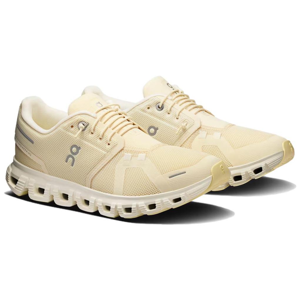 On Cloud 6 Comfortable Fashi Low-Top Lifestyle Shoes Women Sneaker Gold 3WF10064297