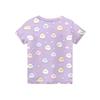Kids Animal Print Crew Neck Short Sleeve Casual Loose Fit T Shirt Top Comfortable Soft Fabric Suitable for Everyday Wear