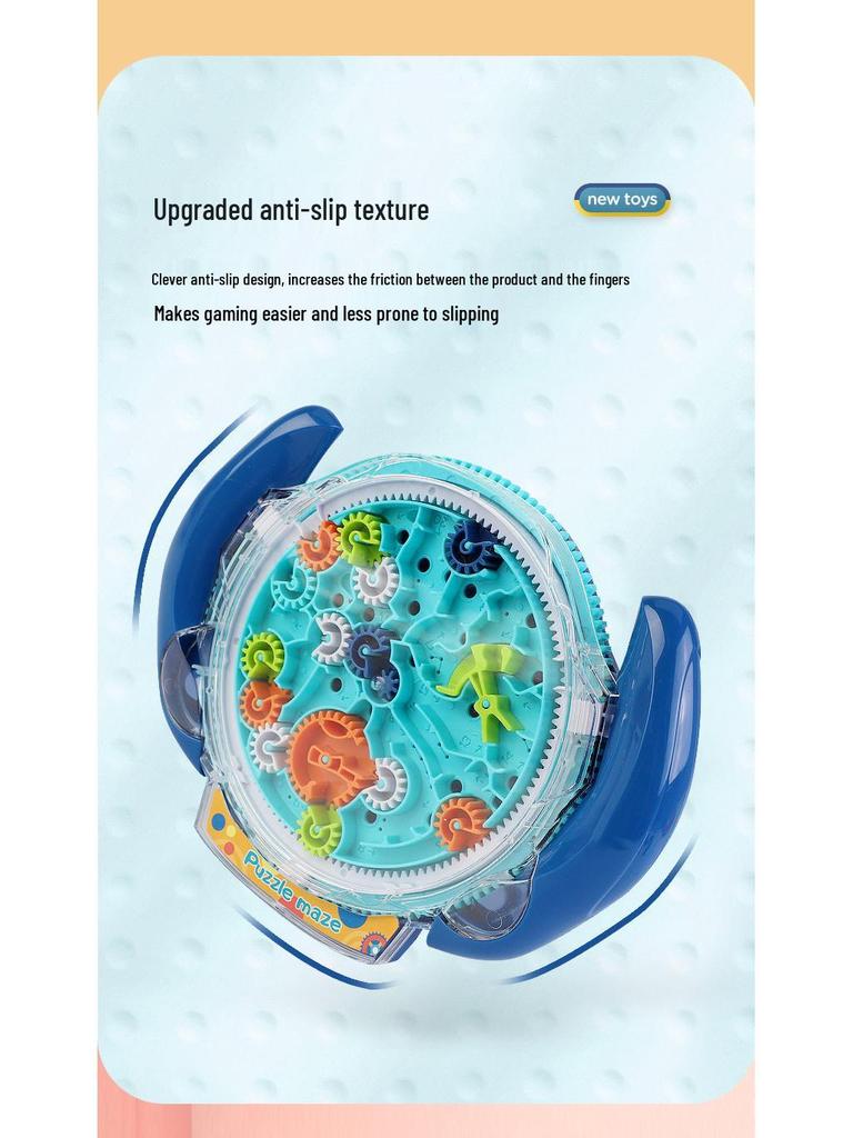 3D Gear Maze Marble Run Challenge Game – Concentration Training Toy for Kids