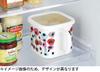 Tamahashi Storage Container Square Pot Enamel 1450ml Fire Compatible Made In Japan Prune White Red Strawberry IH/Gas YJ-819