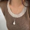 Elegant Long Teardrop Pendant Necklace Adjustable Length Choker Sweater Chain Stylish Jewellery for Women and Girls