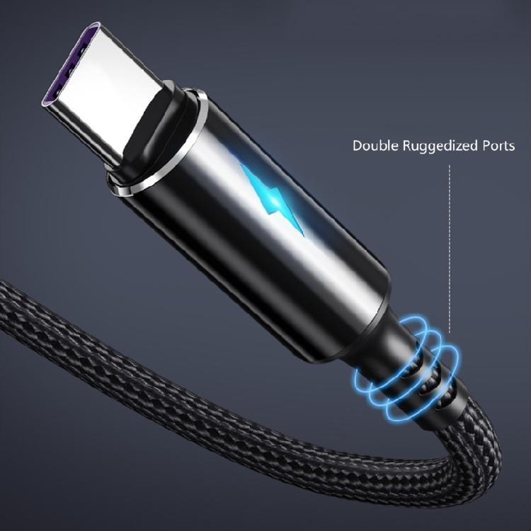 Durable Nylon Braided USB C Cable Great Compatibility Stable Data Transferring