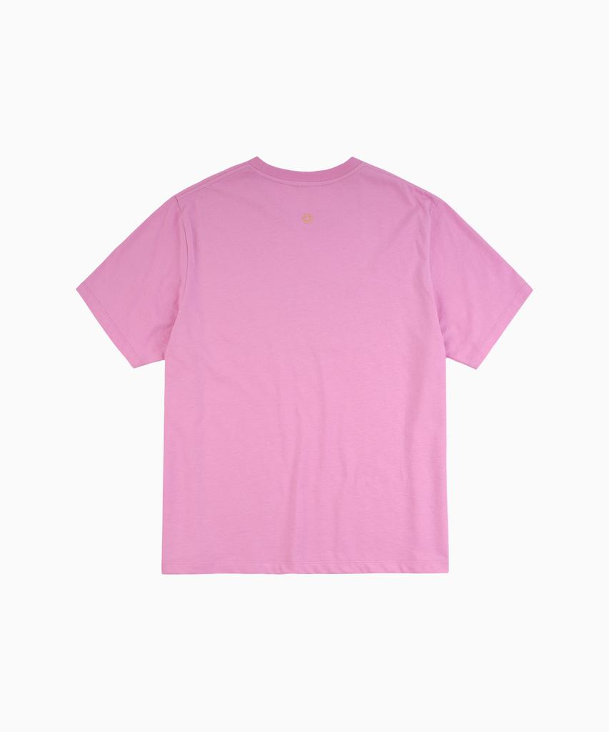 HELLO SUNRISE Geometric Fish Tee_Pink