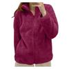 Winter Herfst Fleece Rits Jas Lichtgewicht Bovenkleding Grote Maten Dames