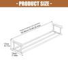Unequipped Extendable Shelf 50 80cm Steel Storage Rack for Shoe Cabinet Closet top sale