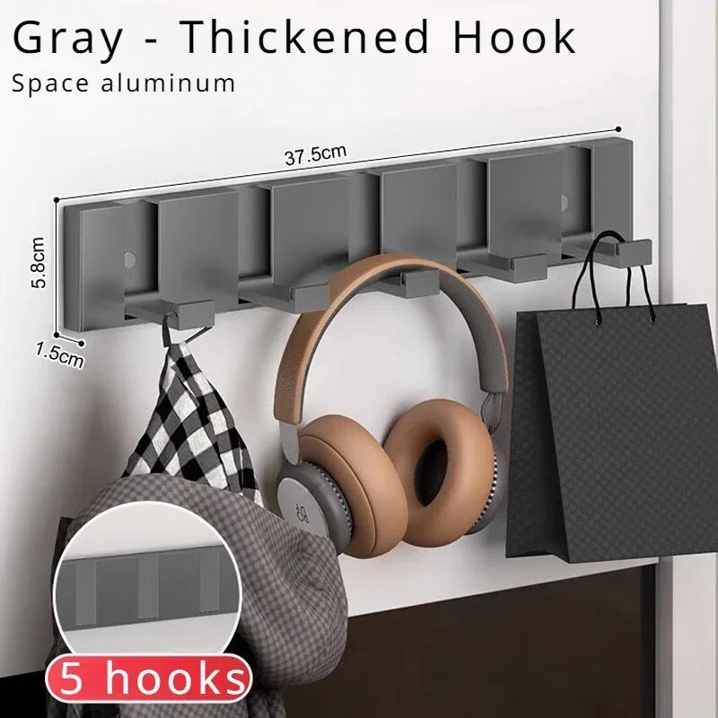 Platzsparende Haken aus Aluminium für den multifunktionalen, faltbaren Einsatz im Haushalt