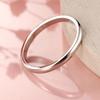 Women's 2mm Stainless Steel Classic Ring for Everyday Wear