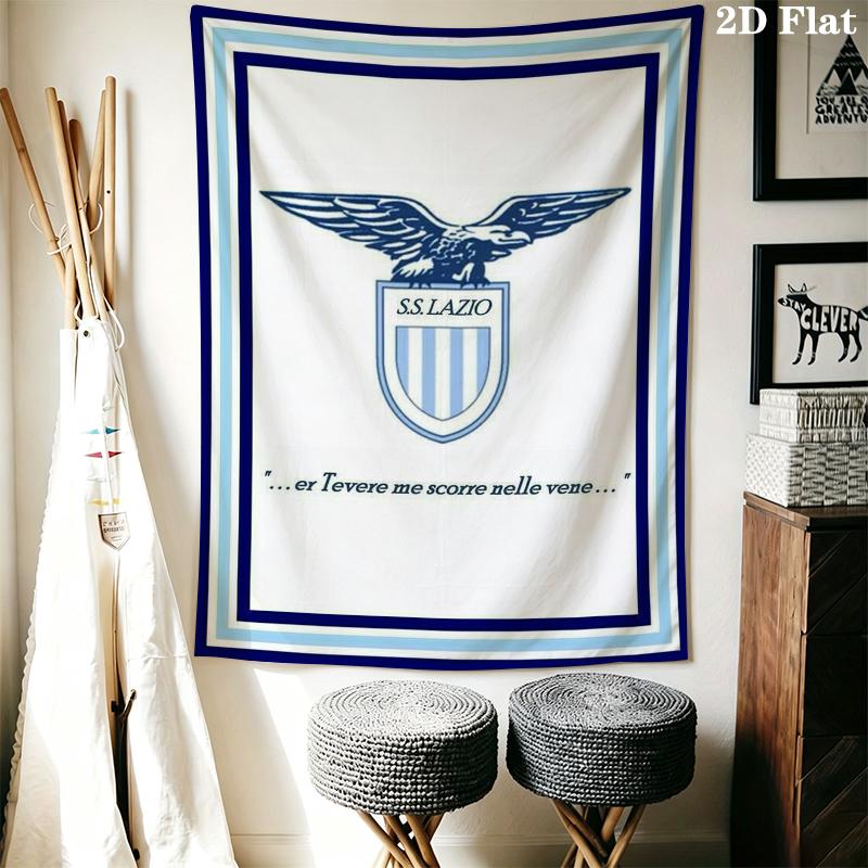 Lazio Wall Tapestry Aesthetic Wall Hanging Printed Fabric Blanket Decorative Tapestries for Bedroom Living Room Home Decor