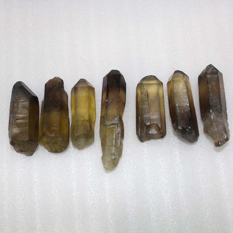 Natural Lemurian Rough Smoky Quartz Crystal Point For Healing Spiritual Growth Home Decor
